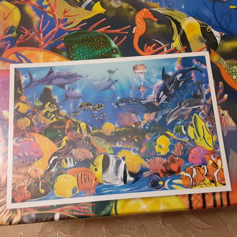 Melissa & Doug Underwater 48 Piece Floor Puzzle